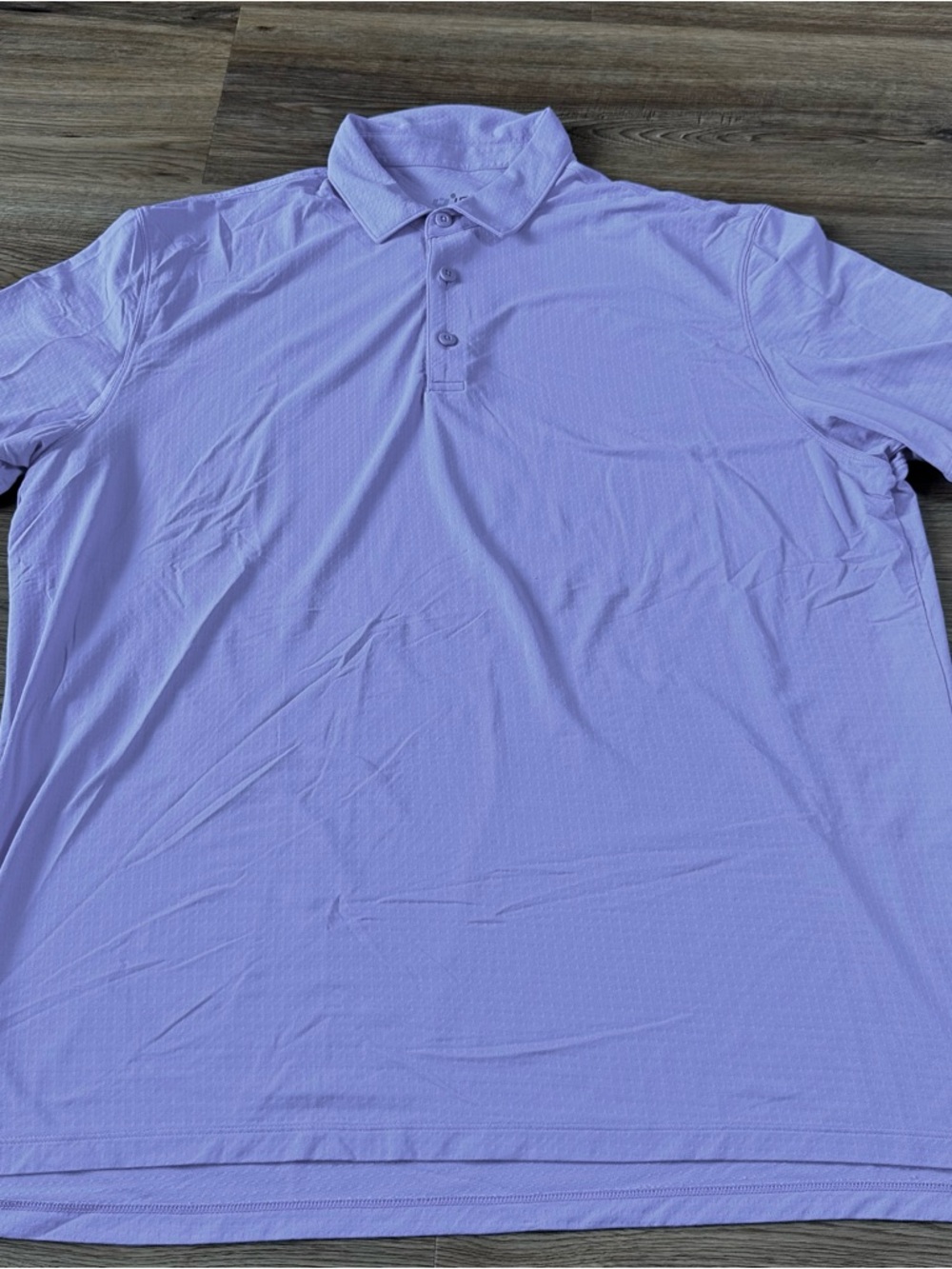 IBKUL‎ Polo Shirt Men’s XXL Purple Short Sleeve Collared UPF 50+ Golf Pullover